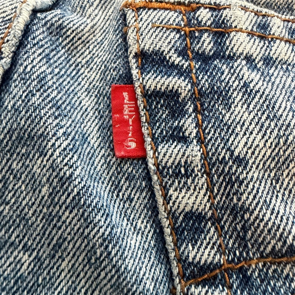 Vintage Levi's 505‎ Jeans Womens 29 Acid Wash 1970s Big E Distressed Retro - Picture 14 of 16